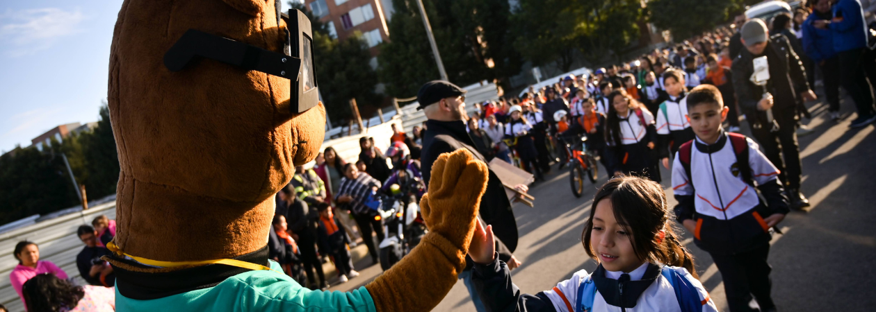 Evento con  estudiantes